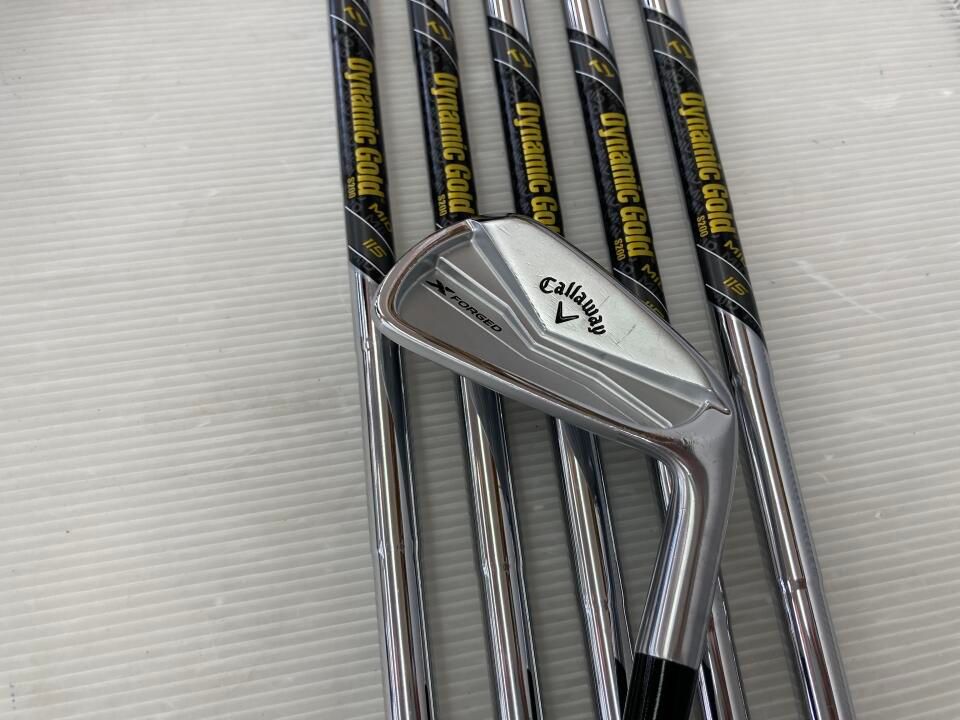 キャロウェイ　X FORGED 2024　ダイナミックゴールド MID 115　S200フレックス　アイアンセット　中古　ゴルフドゥ！大宮丸ヶ崎店【最短即日発送】