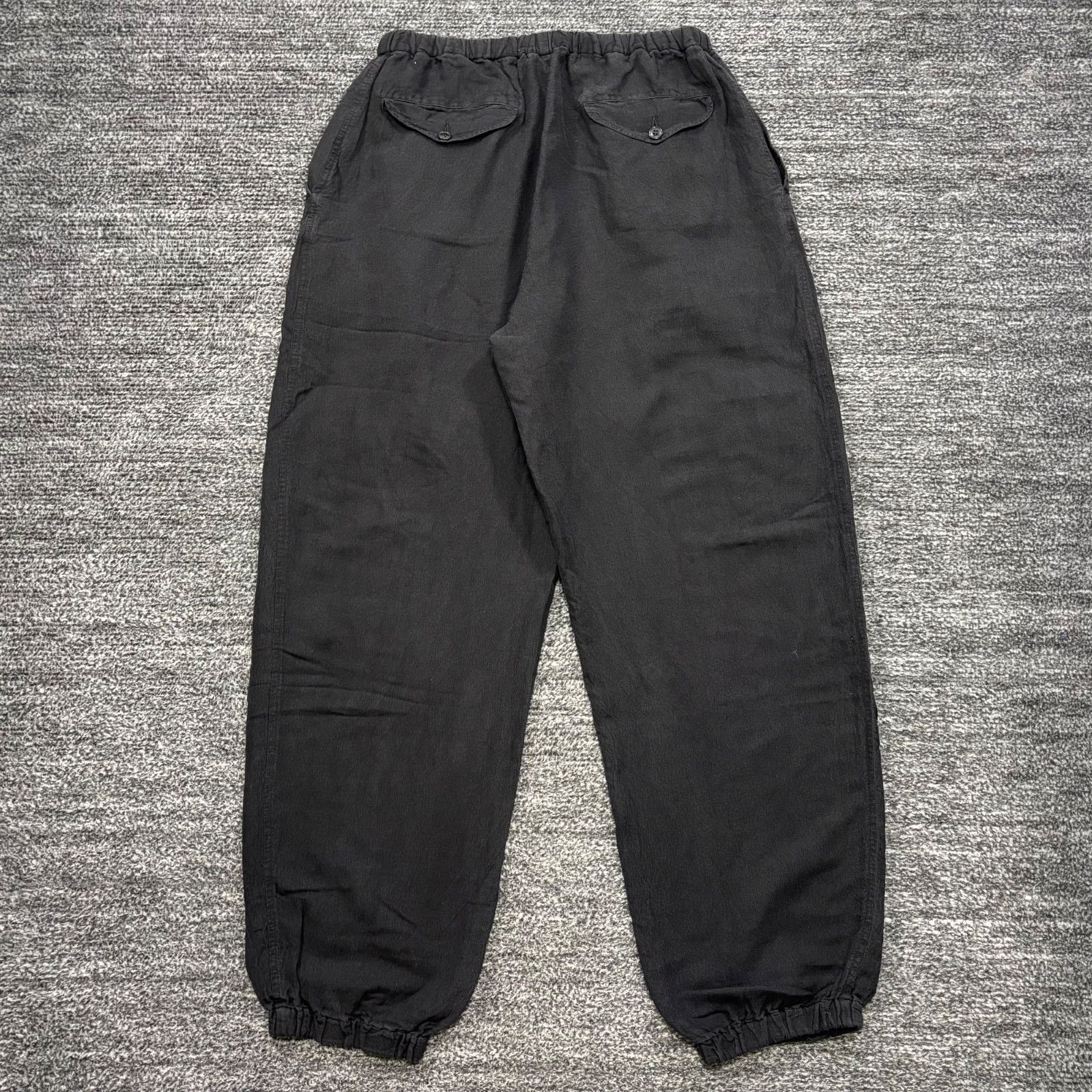 極美品 COMOLI 26ss D01-03019 シルクコットン ドローストリングパンツ