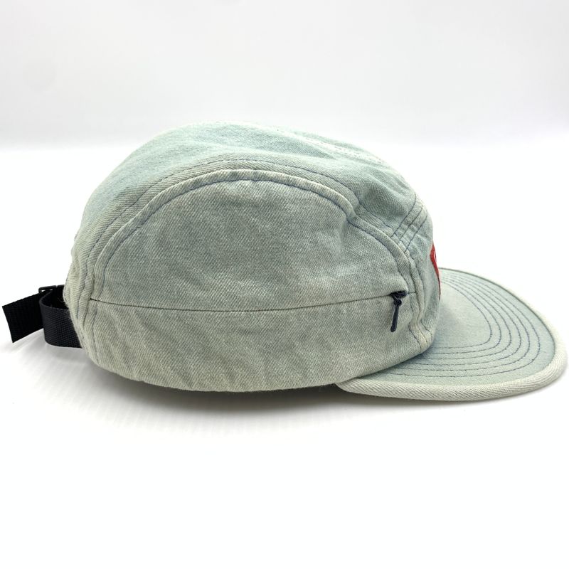 中古品】 Supreme シュプリーム 17AW SIDE ZIP DENIM CAMP CAP サイド