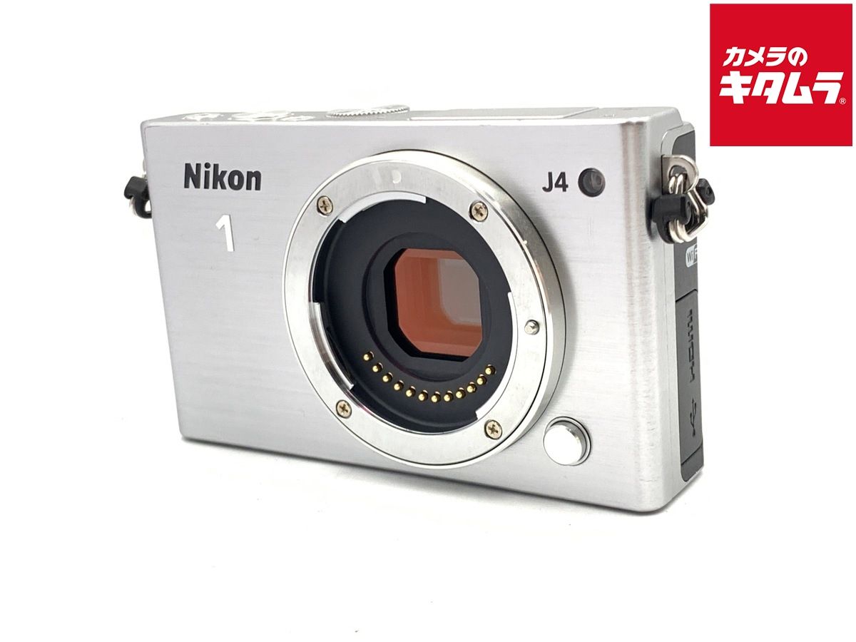 【中古】 【良品】 ニコン Nikon 1 J4 ボディ シルバー