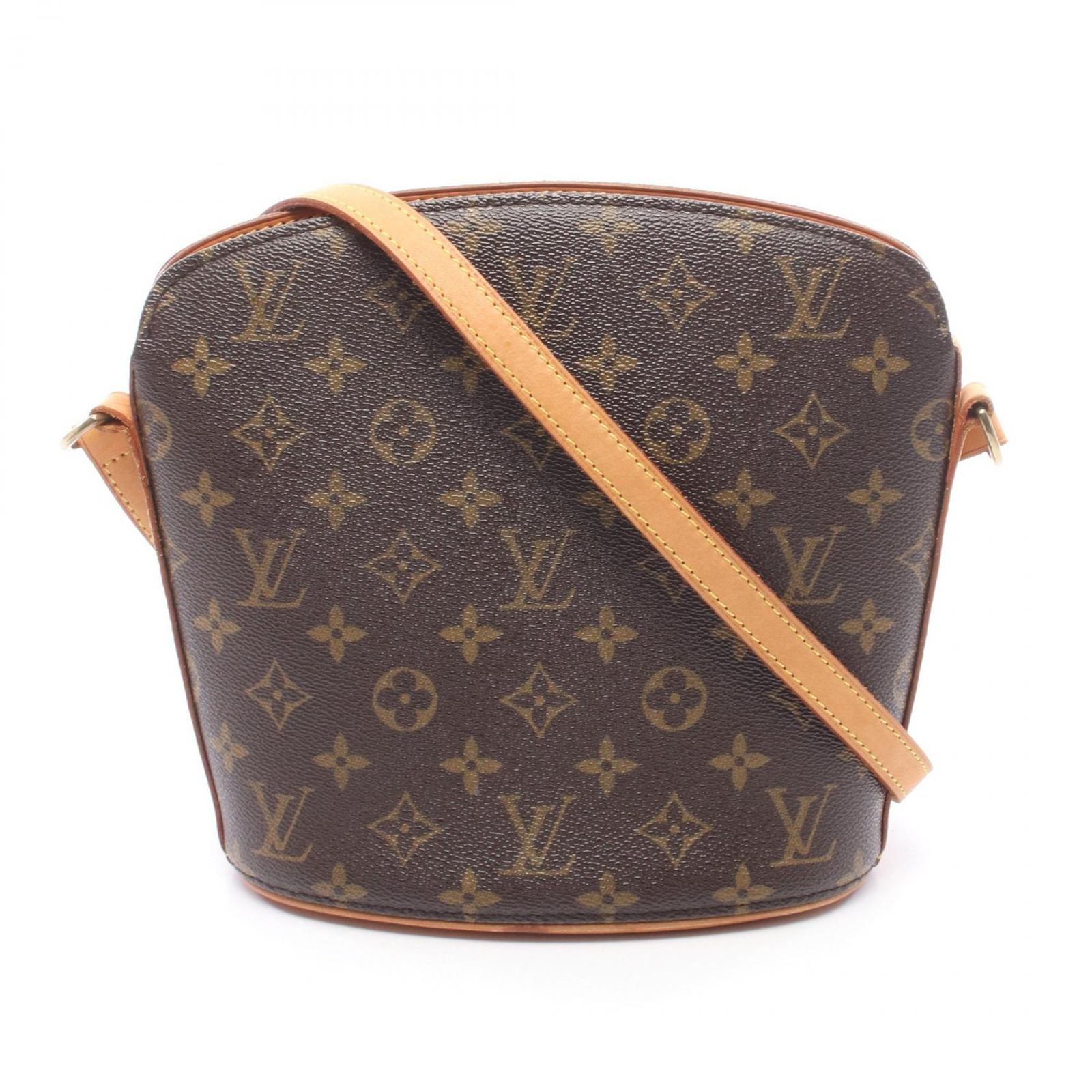 ルイ・ヴィトン LOUIS VUITTON ショルダーバッグ ドルーオ モノグラム M51290 PVCコーティングキャンバス レザー ドルーオ レディース Used B 81,290円