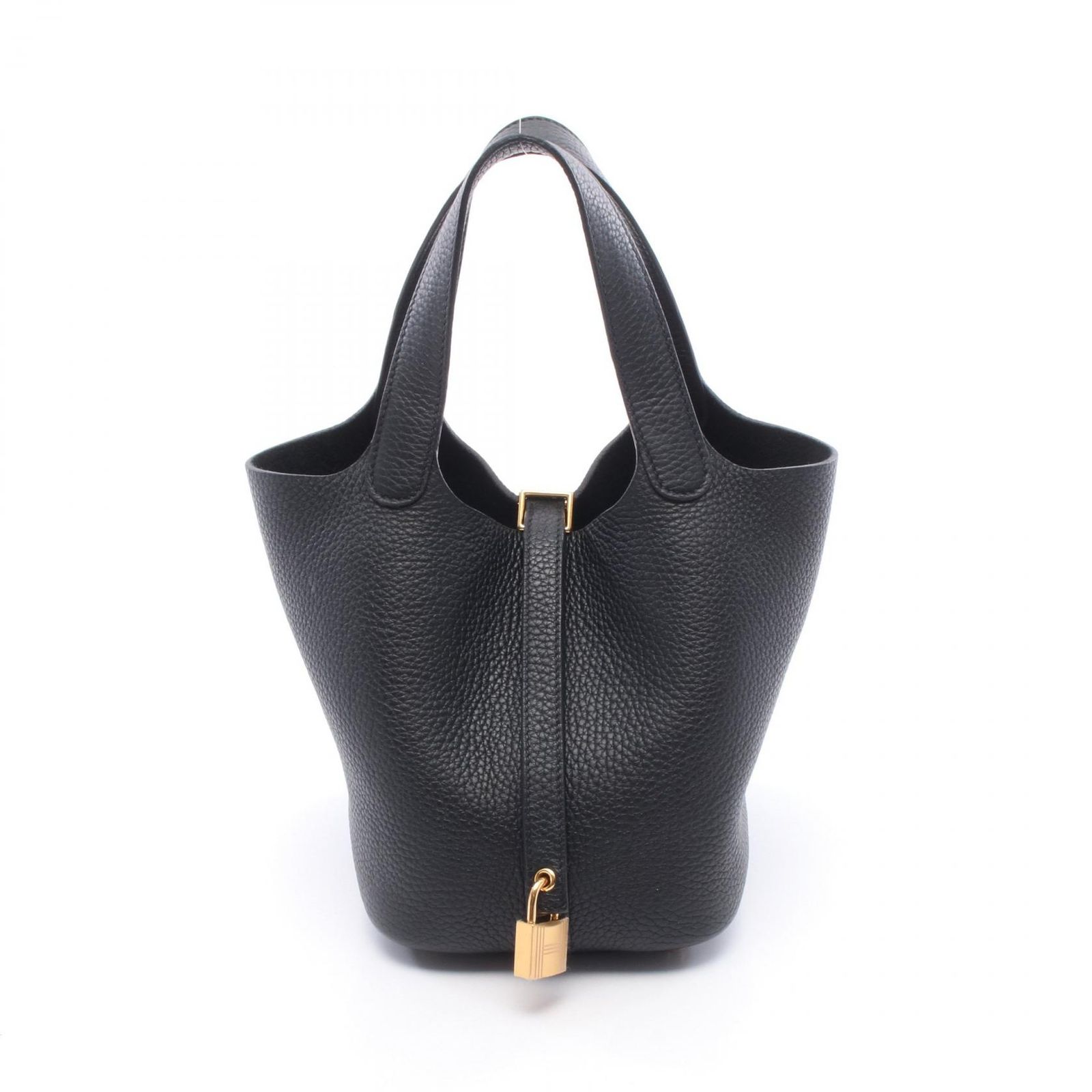 エルメス HERMES ハンドバッグ ピコタンロックPM ブラック その他 ピコタンロックPM ブラック レディース Used A