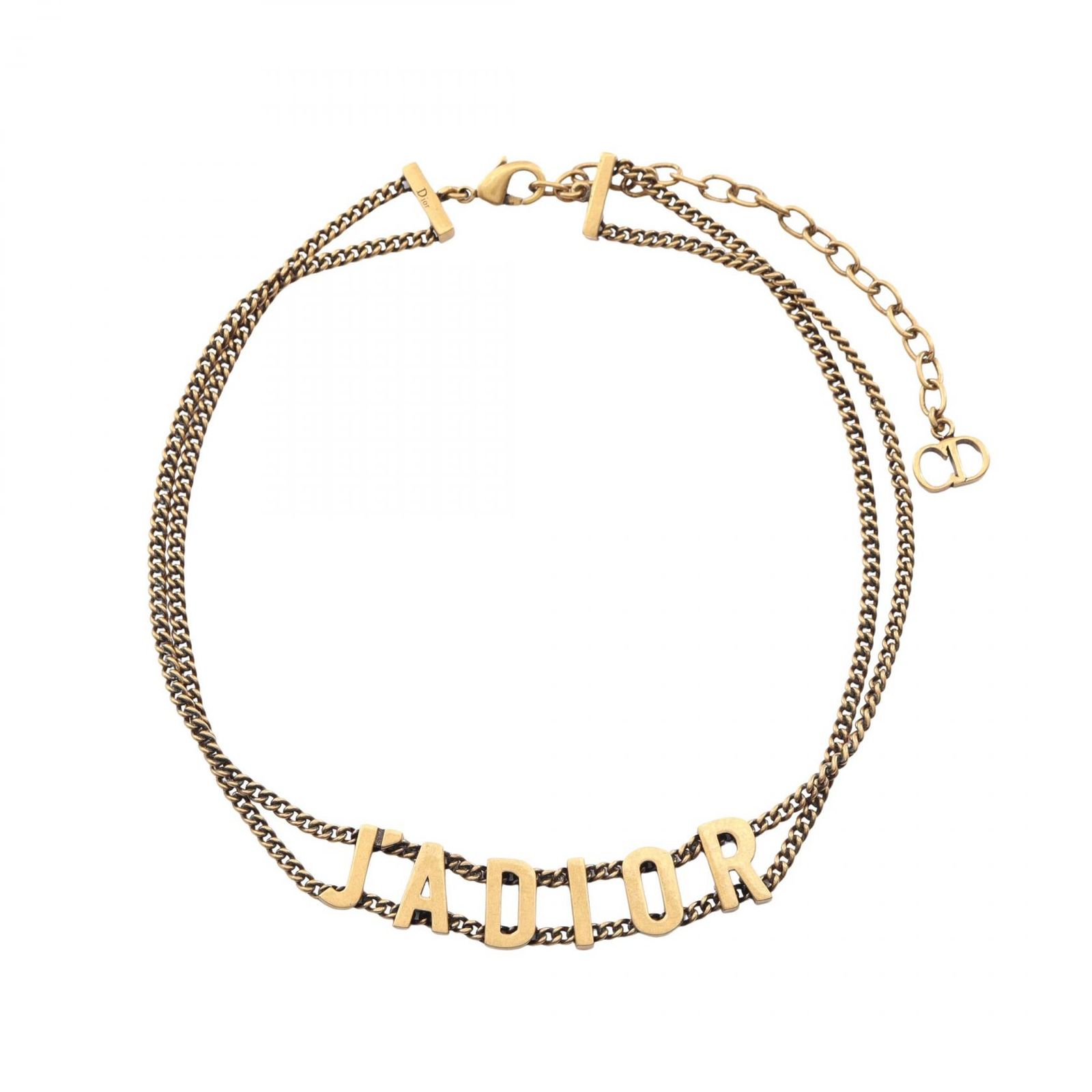 ディオール Dior チョーカー J'A DIOR 2連 GP（ゴールドメッキ） チョーカー レディース Used A