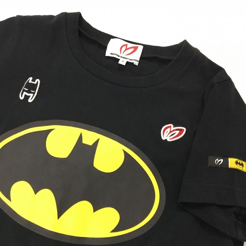 美品】マスターバニー×バットマン Tシャツ 黒×イエロー BATMAN コラボ