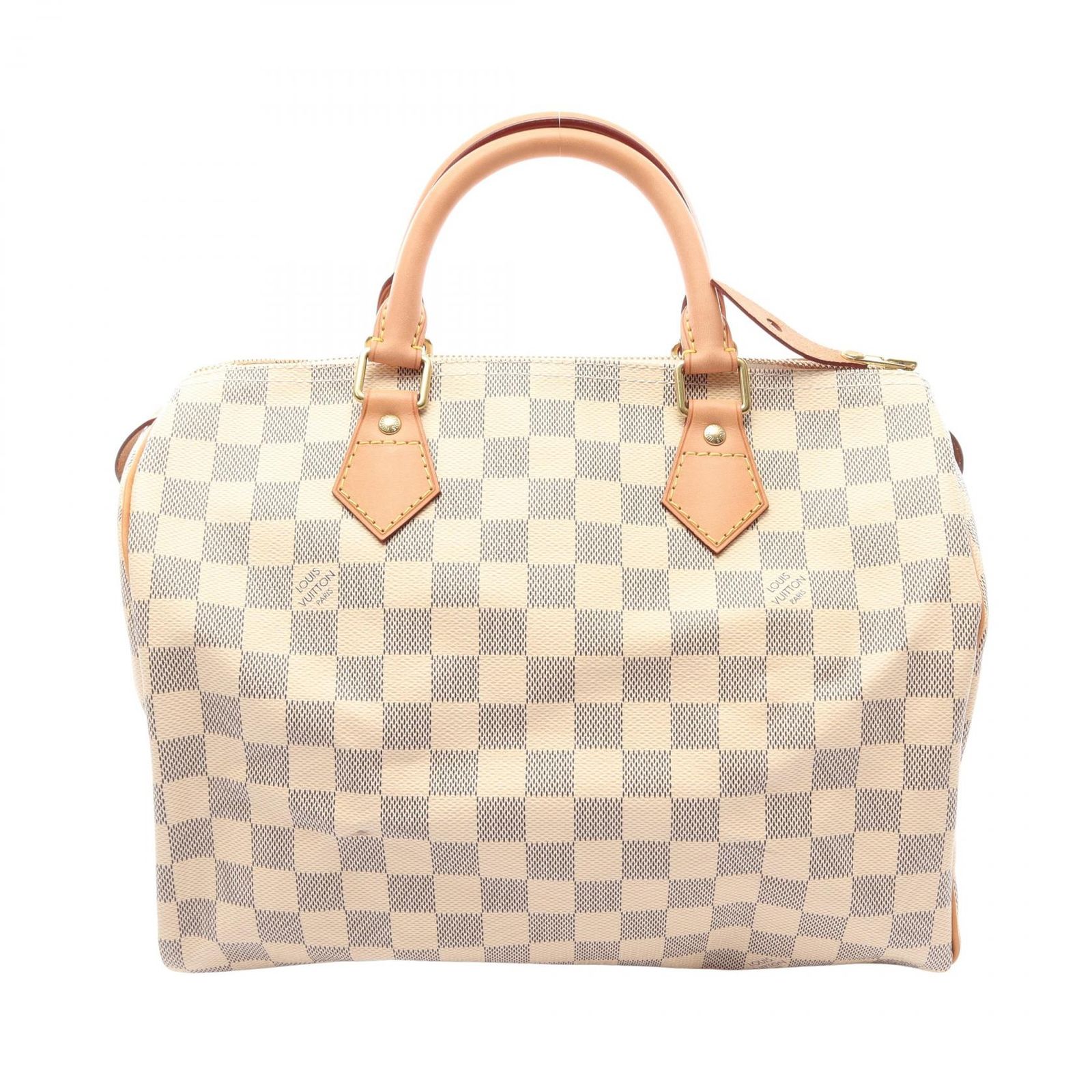 ルイ・ヴィトン LOUIS VUITTON ハンドバッグ スピーディ30 ダミエアズール N41533 PVCコーティングキャンバス レザー スピーディ30 レディース Used A