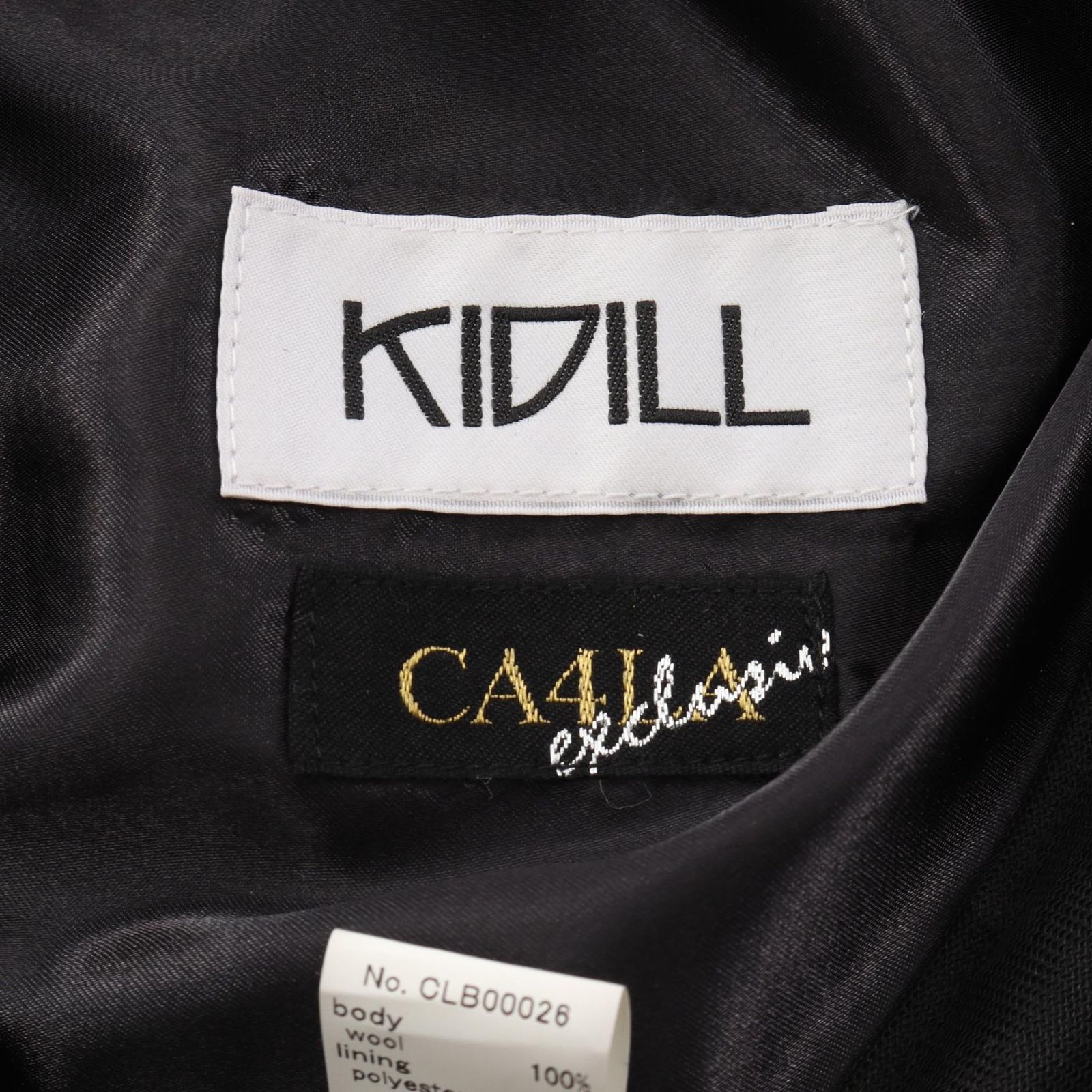 キディル KIDILL KIDILL × CA4LA ベレー帽 ブラック ウール ×CA4LA