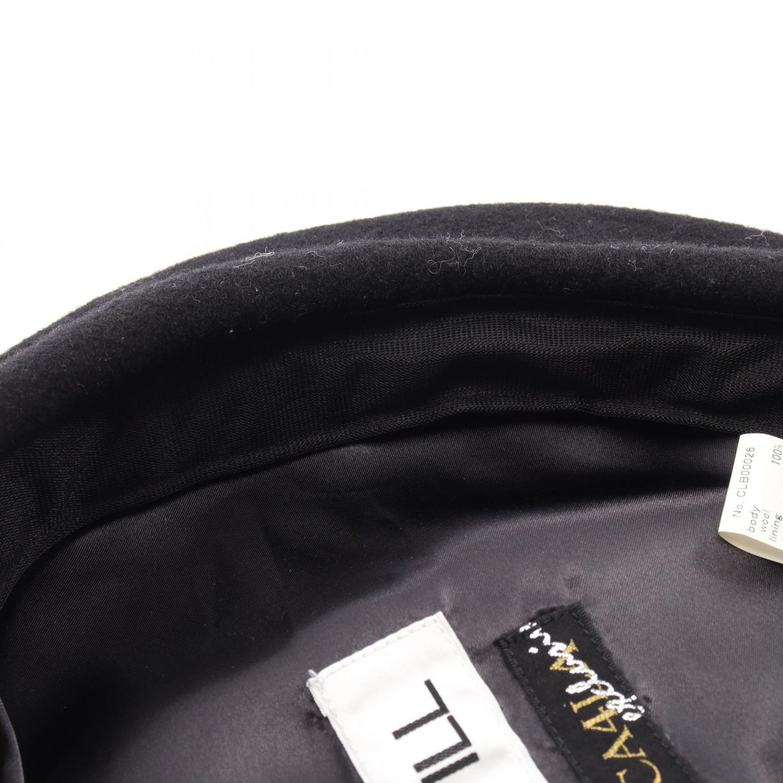 KIDILL CA4LA コラボ　ベレー帽　キディル　ブラック キディル KIDILL KIDILL × CA4LA ベレー帽 ブラック ウール ×CA4LA