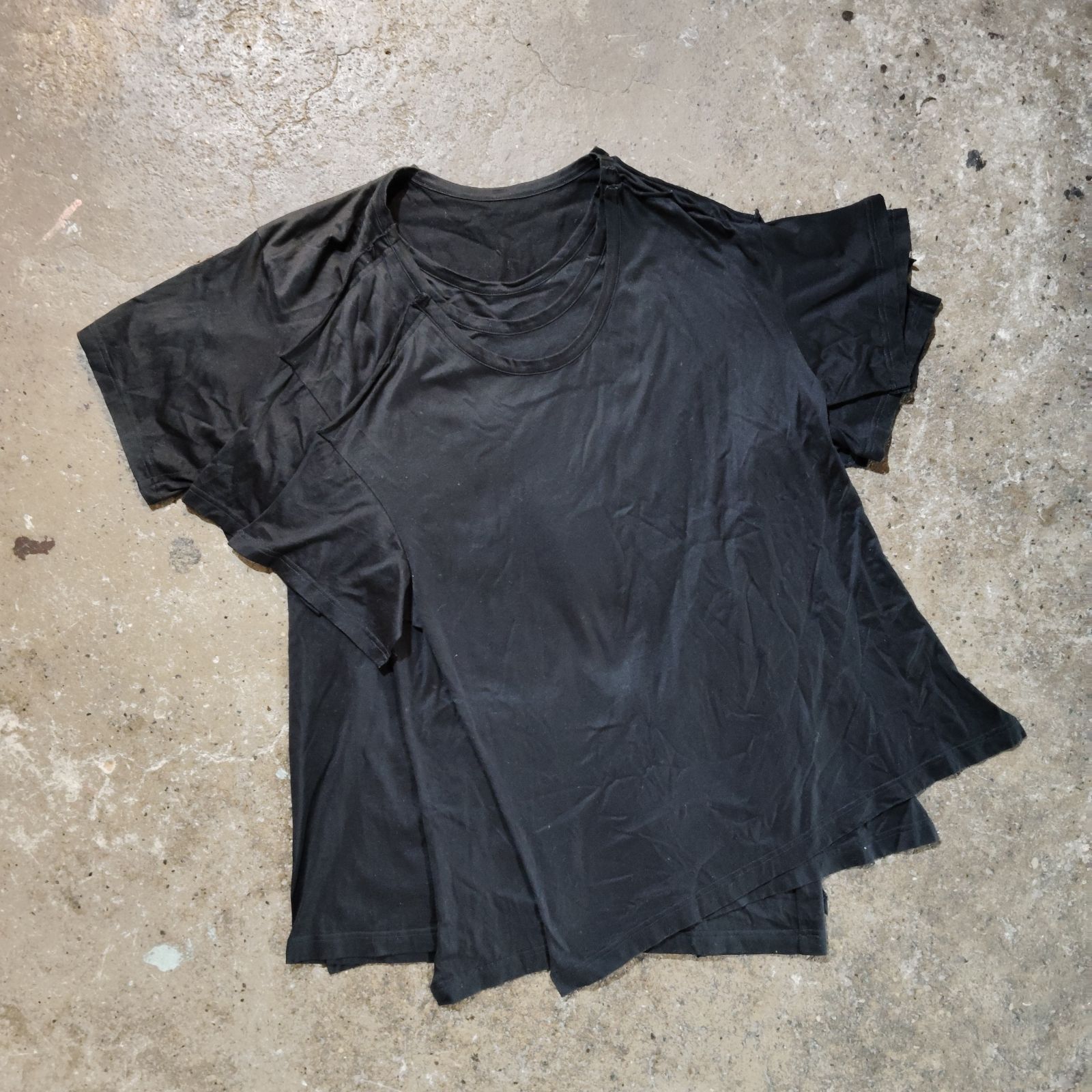 B Yohji Yamamoto 20ss 60/2シルケット天竺3重半袖カットソー ビー