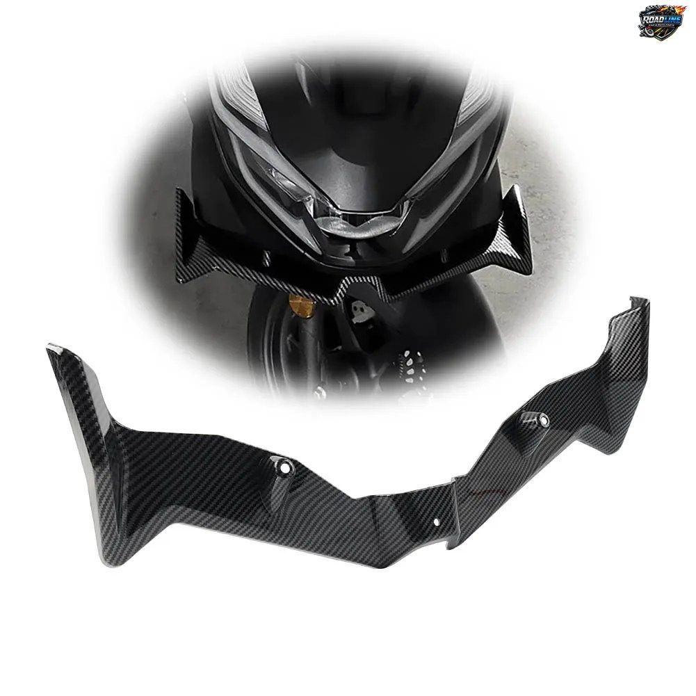 ホンダ PCX125 PCX160 PCX 125 160 2021 - 23 用フロントウィングレット フロントフェアリング 空気圧ウィングレット チップウィングガード