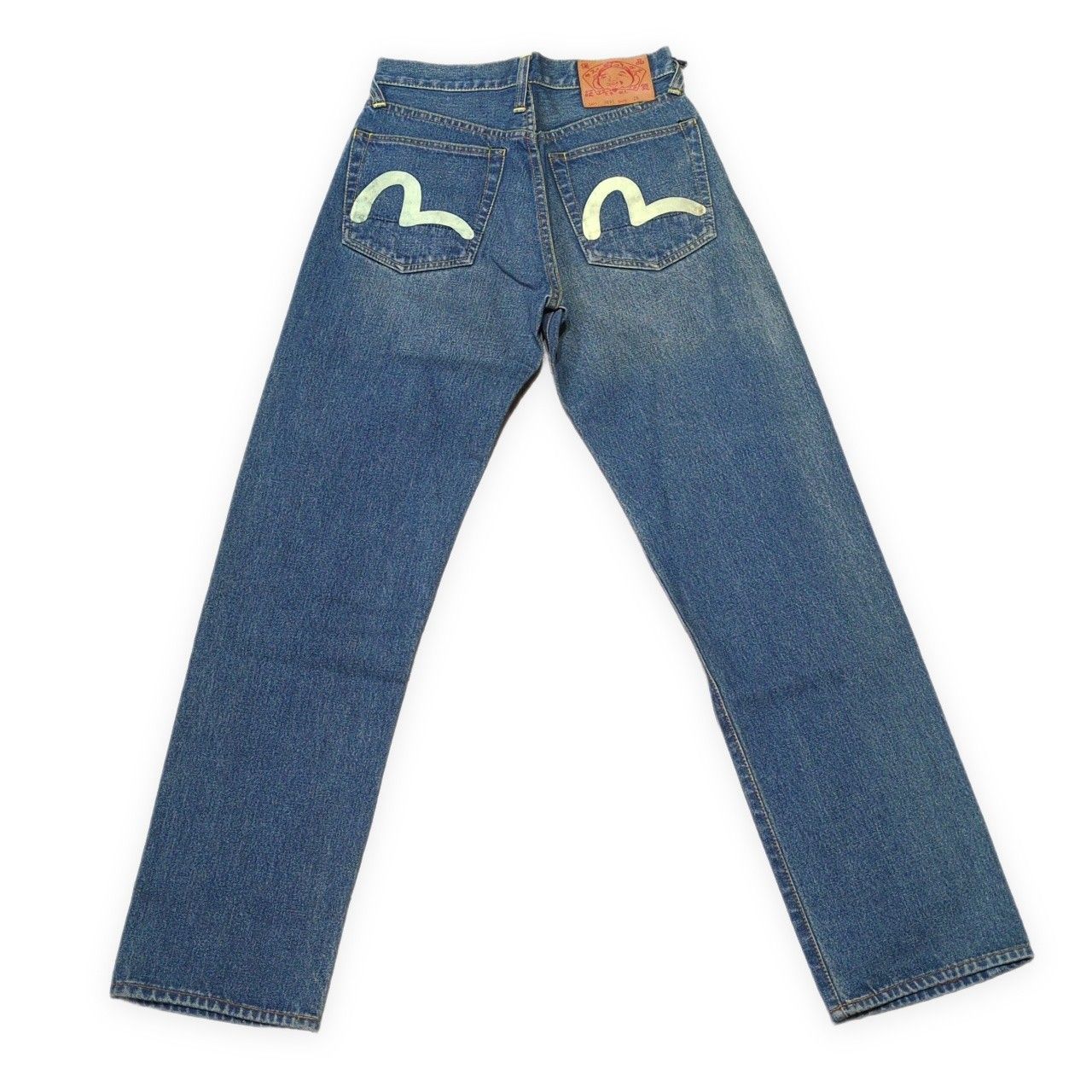 EVISU エヴィス Lot.0001 デニムパンツ ジーンズ 白カモメペイント 