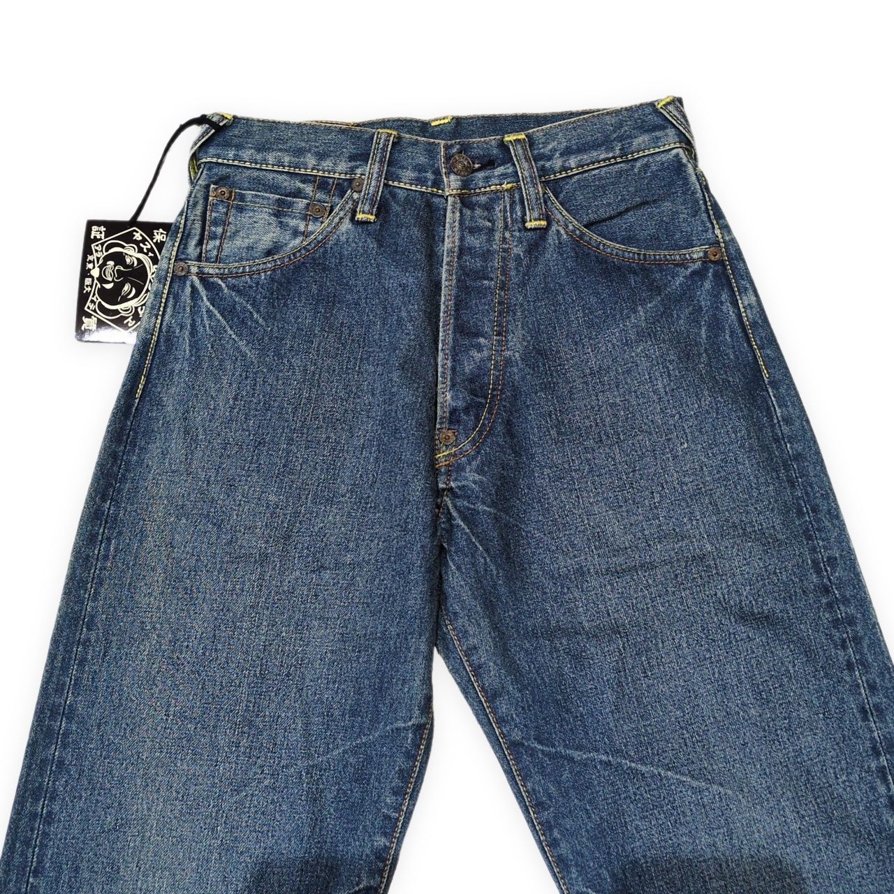 EVISU／Lot2000／ピンク•ビックペイント／W33✕L35