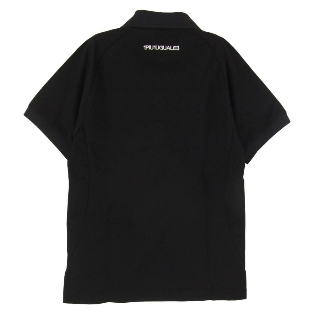 1piu1uguale3 ウノピュウノウグァーレトレ ULUMJA22UP x umbro アンブロ ULUMJA22UP 113 ロゴ刺繍 半袖 ポロシャツ ブラック系 M【極上美品】【中古】 1piu1uguale3 ウノピュウノウグァーレトレ ULUMJA22UP x umbro