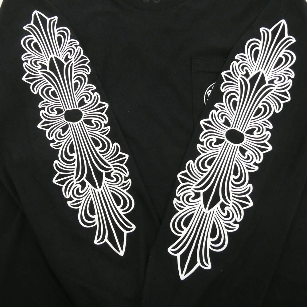 CHROME HEARTS クロムハーツ（原本無） Horseshoe L/S Tee バック