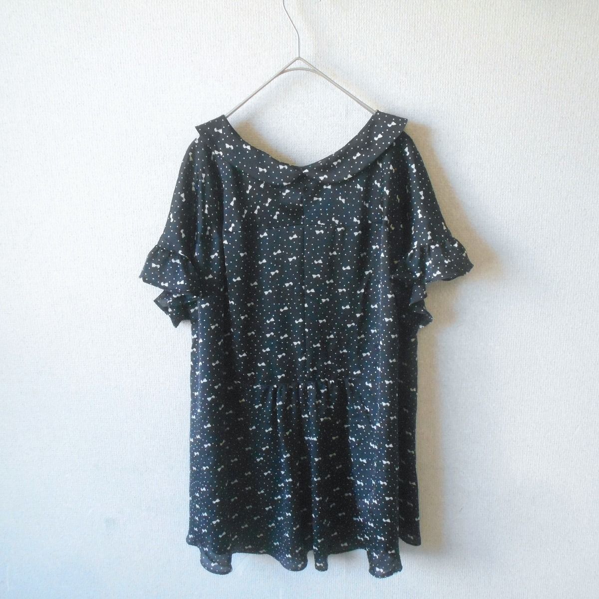 franche lippee black フランシュリッペ チュニック ブラウス M
