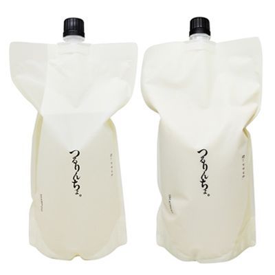 ● セット販売 髪にドラマを つるりんちょ シャンプー 1000ml + トリートメント 1000g レフィル 詰め替え サロン専売 美容室専売 縮毛矯正 髪ドラ リニューアル