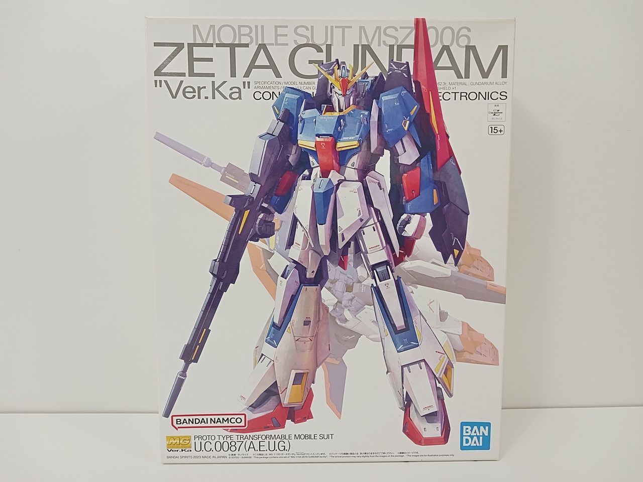【中古】ガンプラ数種類、その他もろもろ MG 1/100 ゼータガンダム Ver.Ka 『機動戦士Zガンダム』 プラモデル