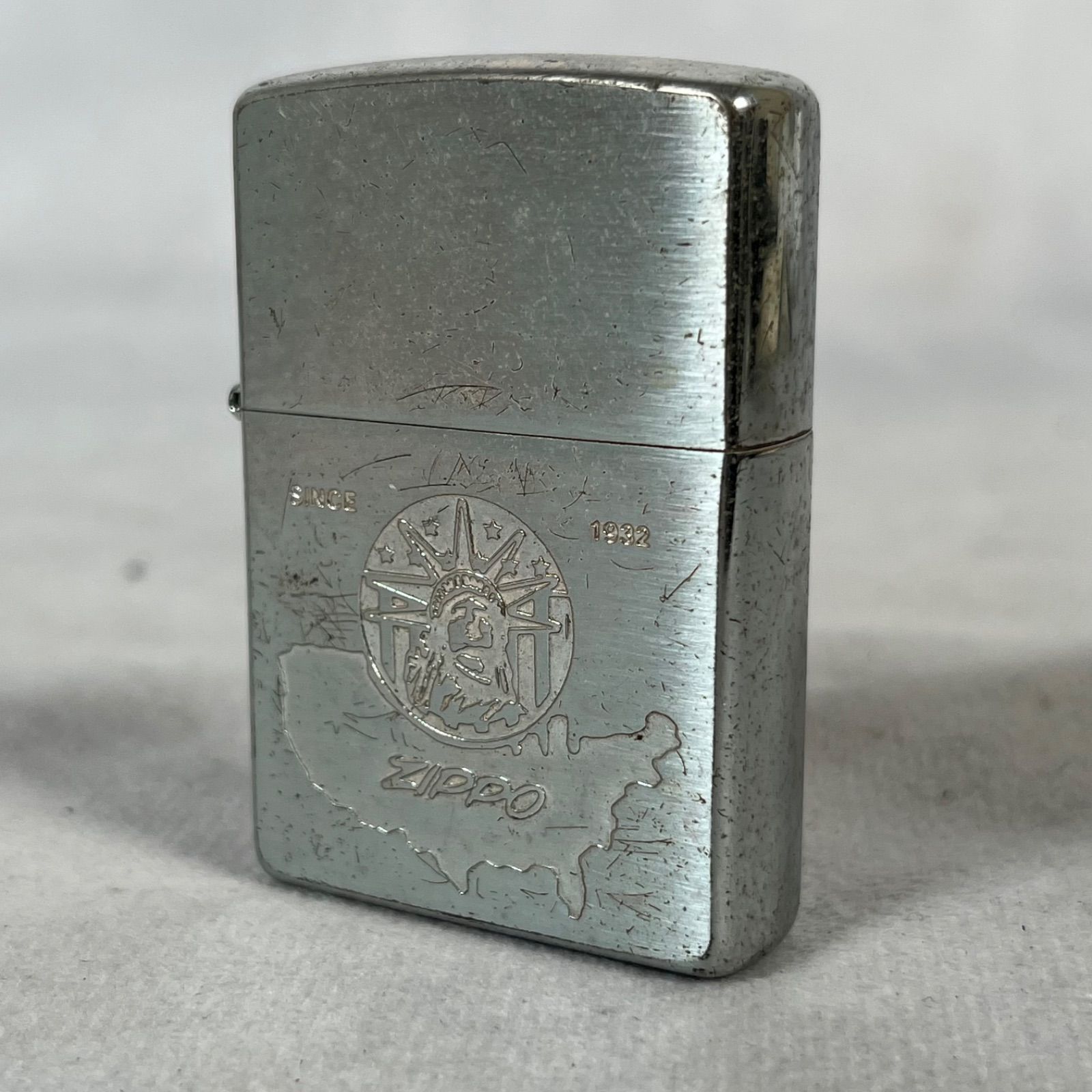 管T174】火花確認済☆ ZIPPO ジッポー 自由の女神 デザイン オイル
