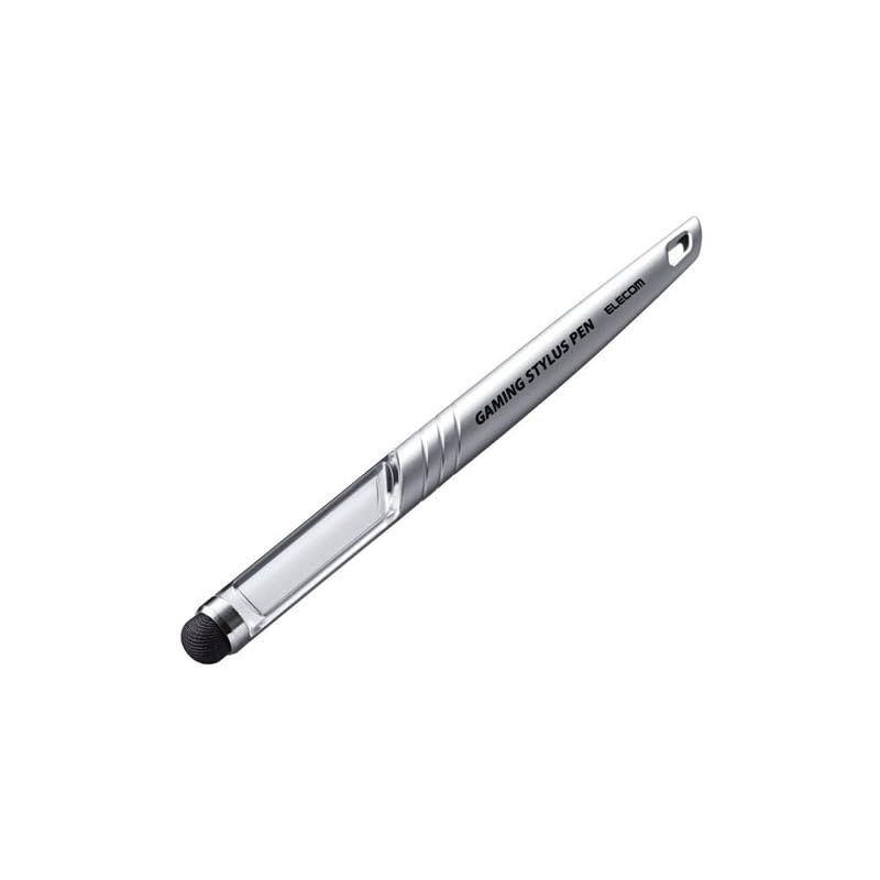 [Brand New] ELECOM Smartphone Compatible Gaming Touch Pen iPhone 6S/6S Plus Compatible Silver P-TPLG01SV 0