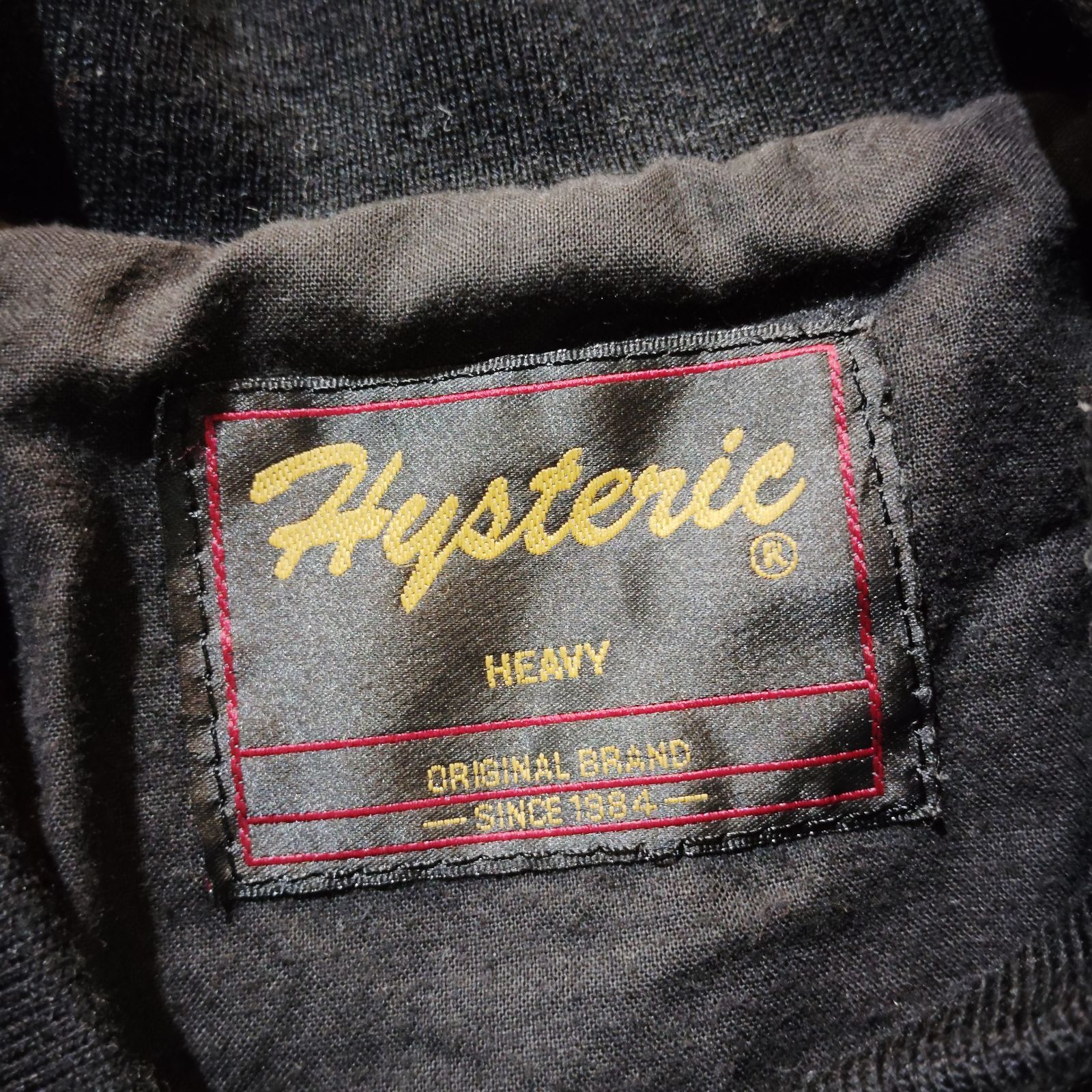 HYSTERIC GLAMOUR 90s レザーバーシティジャケット ヒステリック