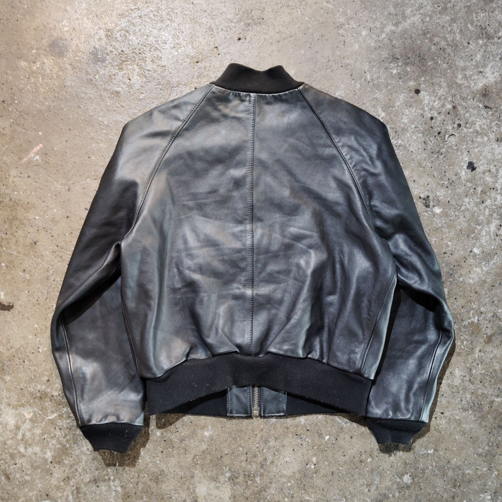HYSTERIC GLAMOUR 90s レザーバーシティジャケット ヒステリック