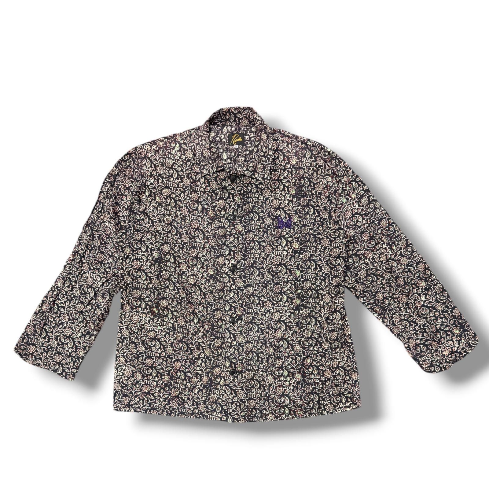 参考上代27500円 Needles L/S Cabana Shirt カバナシャツ 長袖シャツ