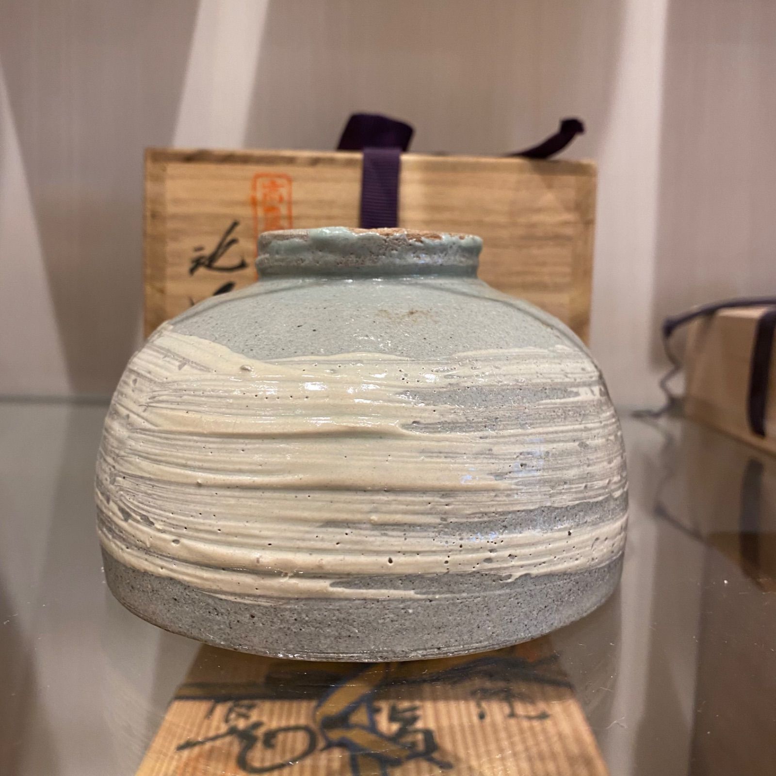 韓国人間国宝 池順鐸 茶碗 共箱 w12.3cm 新キ8-0724☆ - メルカリ