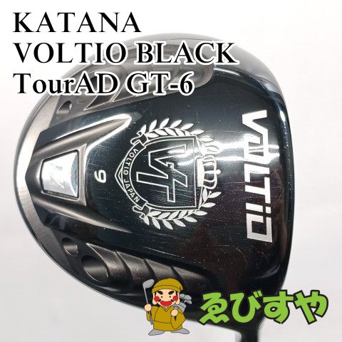 入間■【中古】 ドライバー カタナゴルフ VOLTIO BLACK TourAD GT-6 S 9[4561]