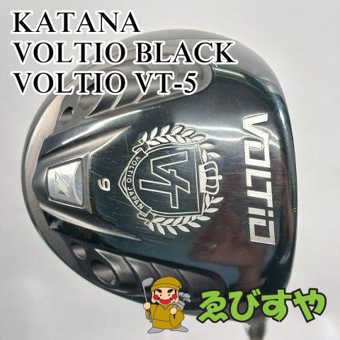 入間■【中古】 ドライバー カタナゴルフ VOLTIO BLACK VOLTIO VT-5 SR 9[4562]