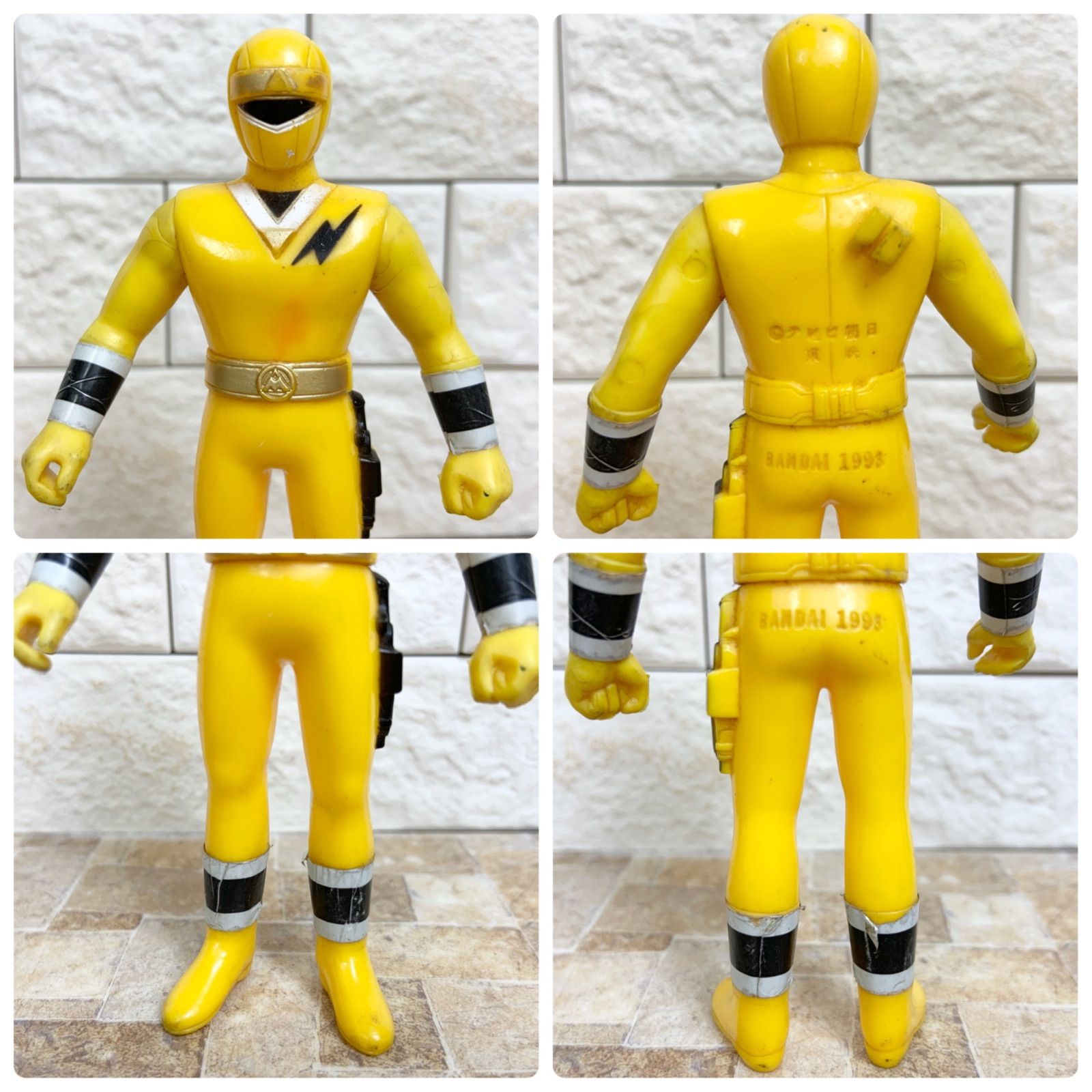 忍者戦隊カクレンジャー】ソフビ セット ニンジャレッド ニンジャ