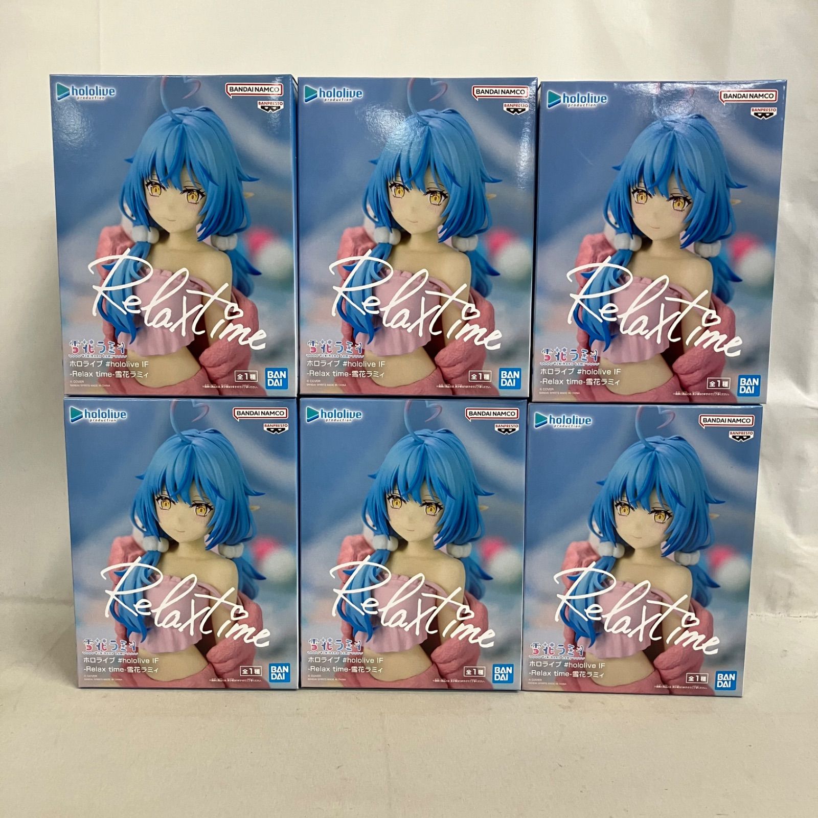 未開封 ホロライブ Relax time 雪花ラミィ フィギュア 6個セット