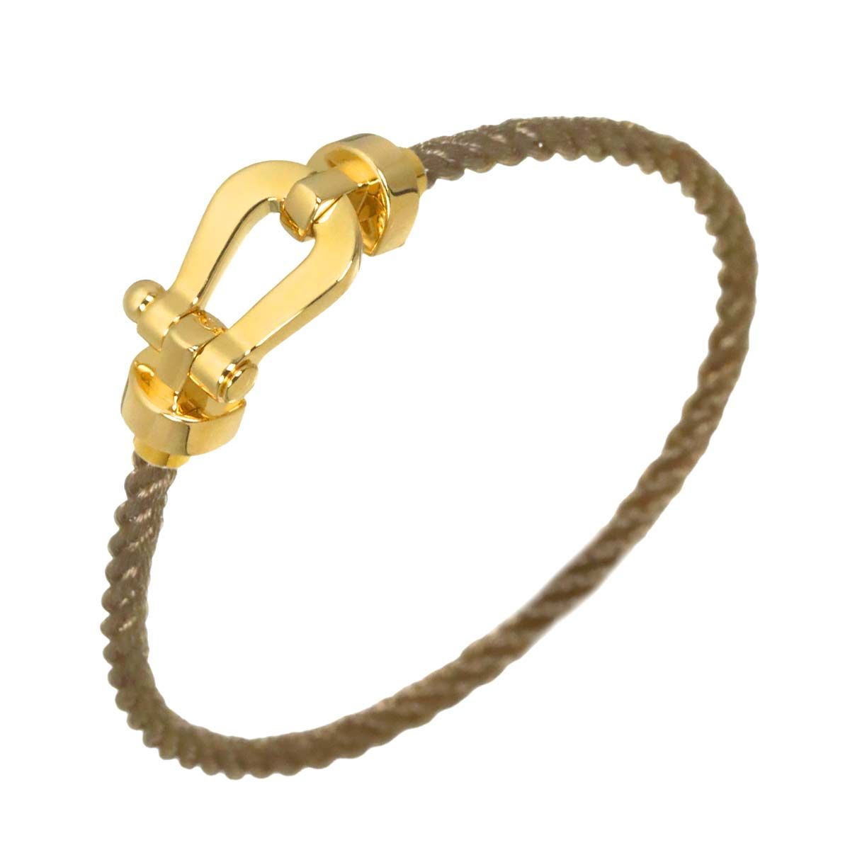 フレッド フォース10 MM ブレスレット #14 ミディアム K18 YG イエロー