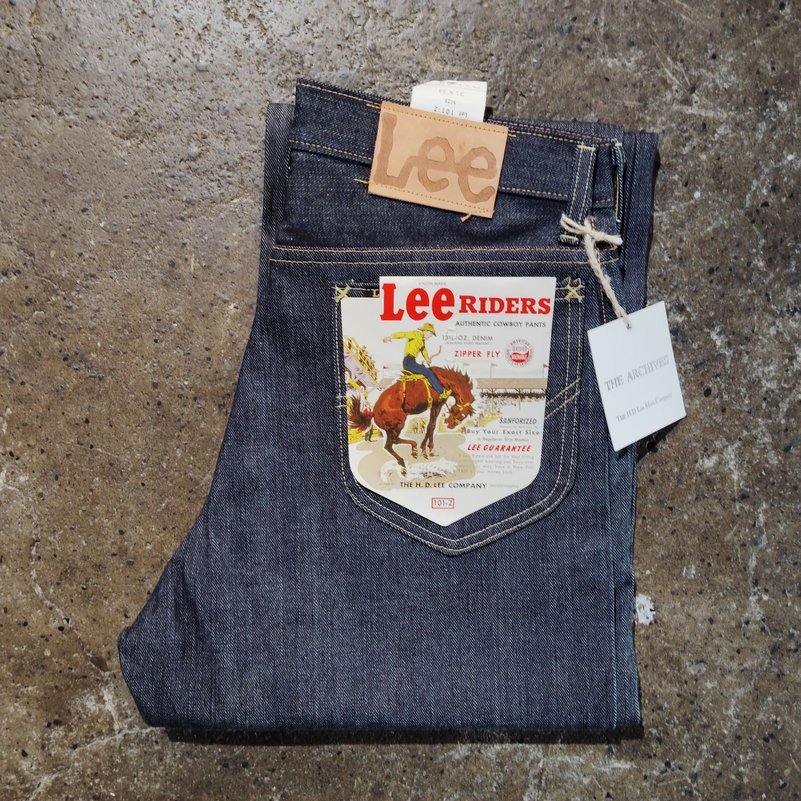 Lee ARCHIVE RIDERS 101-Z 1954 MODEL W31 L34 リー アーカイブ