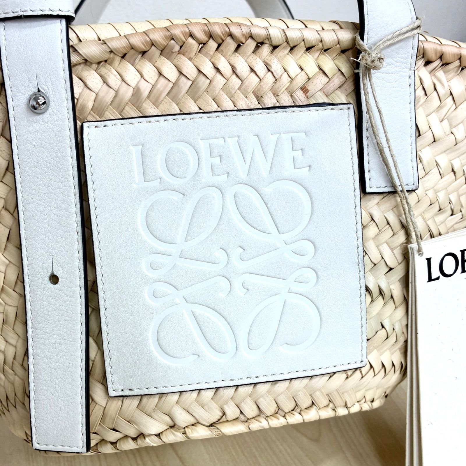 ロエベ LOEWE】アナグラムバスケットバッグ スモール カゴバッグ