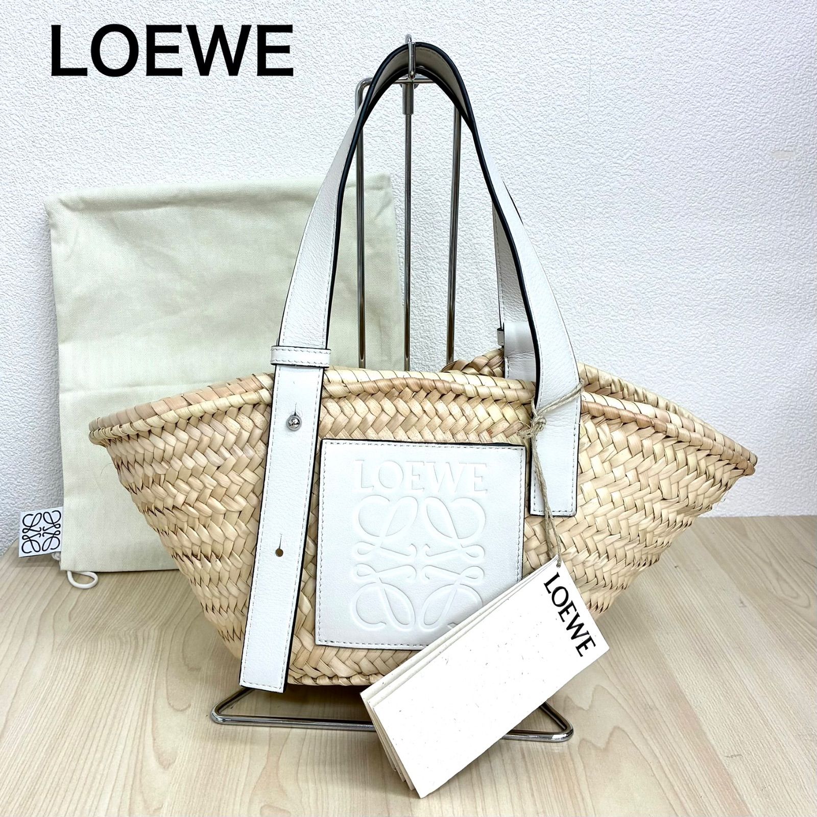 ロエベ LOEWE】アナグラムバスケットバッグ スモール カゴバッグ