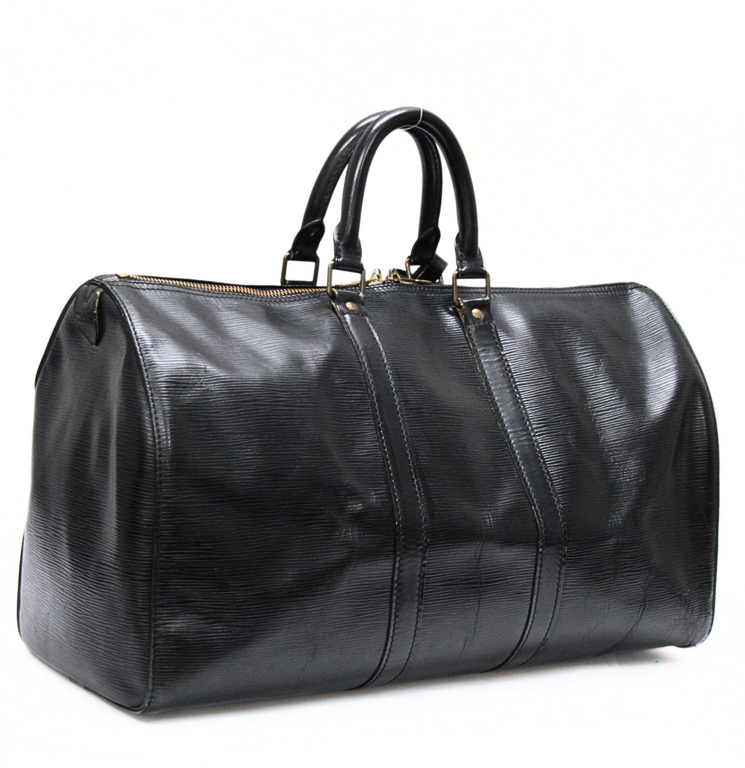 LOUIS VUITTON ルイヴィトン キーポル45 ボストンバッグ エピ 黒