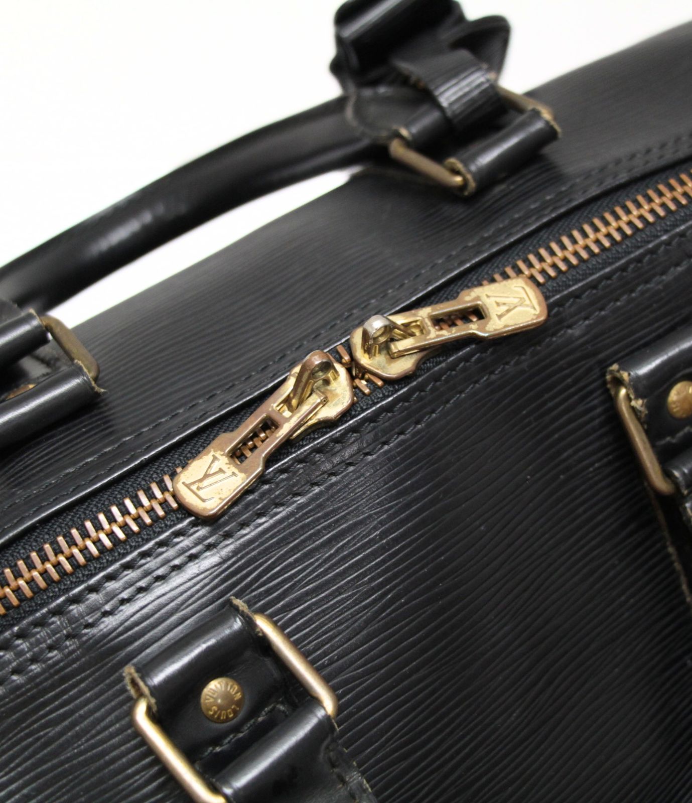 LOUIS VUITTON ルイヴィトン キーポル45 ボストンバッグ エピ 黒
