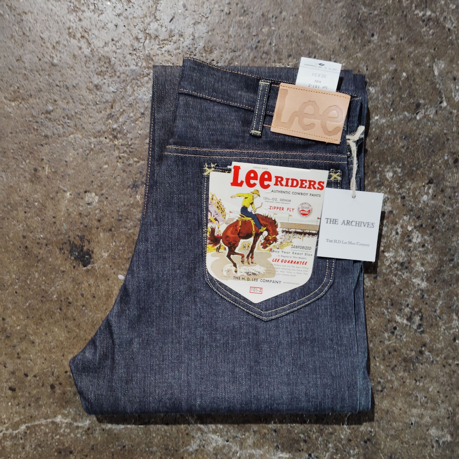 Lee ARCHIVE RIDERS 101-Z 1954 MODEL W32 L34 リー アーカイブ 