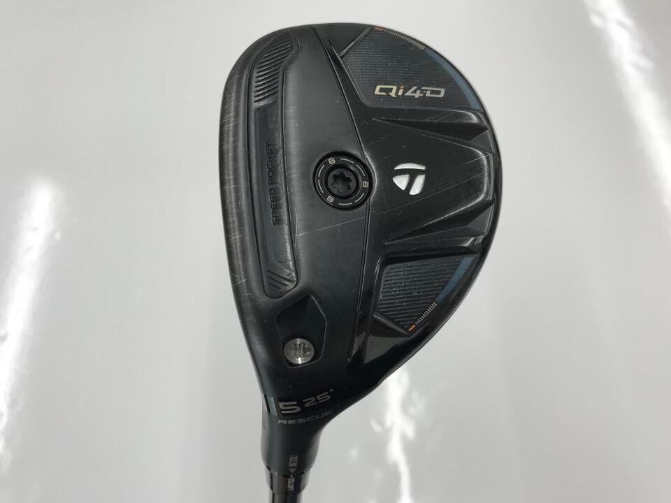 テーラーメイド　Qi4D　25度　REAX 75 (Qi4D)　Sフレックス　ユーティリティ　中古　ゴルフドゥ！新居浜店【最短即日発送】