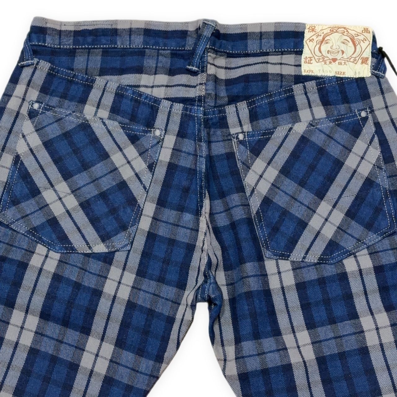 EVISU エヴィス yamane 7550 チェックショートパンツ ハーフパンツ