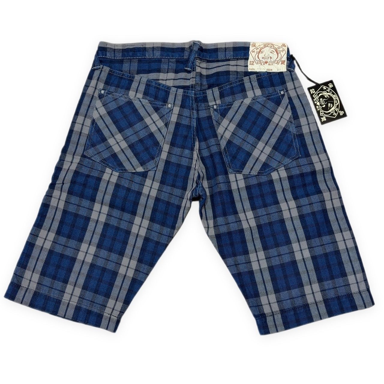 EVISU エヴィス yamane 7550 チェックショートパンツ ハーフパンツ