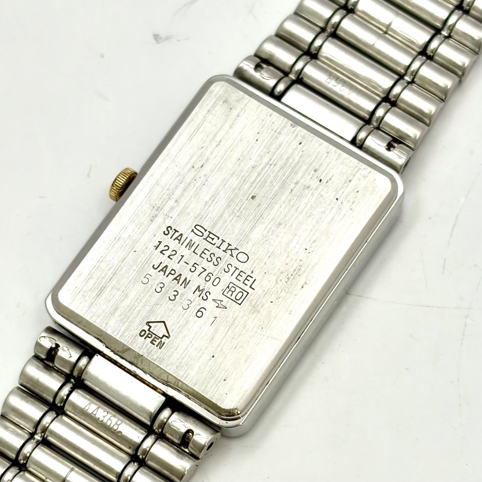 新品電池】SEIKO セイコー ARC アーク ボーイズ 腕時計 スクエア 1221