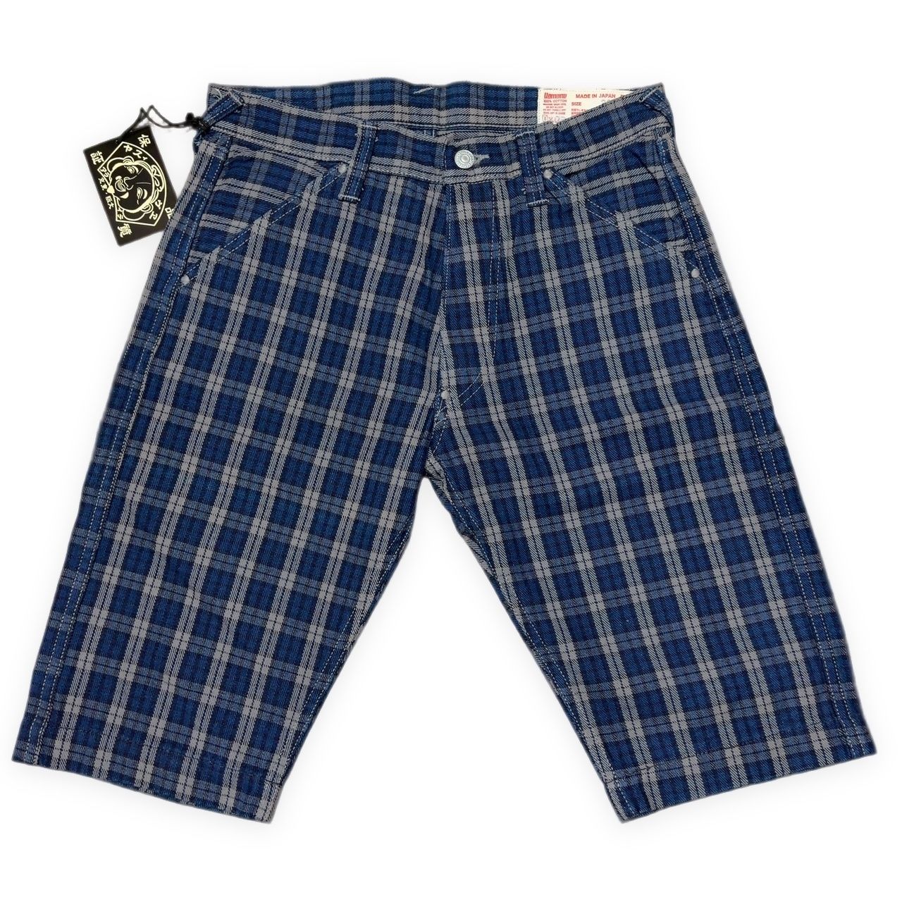 EVISU エヴィス yamane 7550 チェックショートパンツ ハーフパンツ
