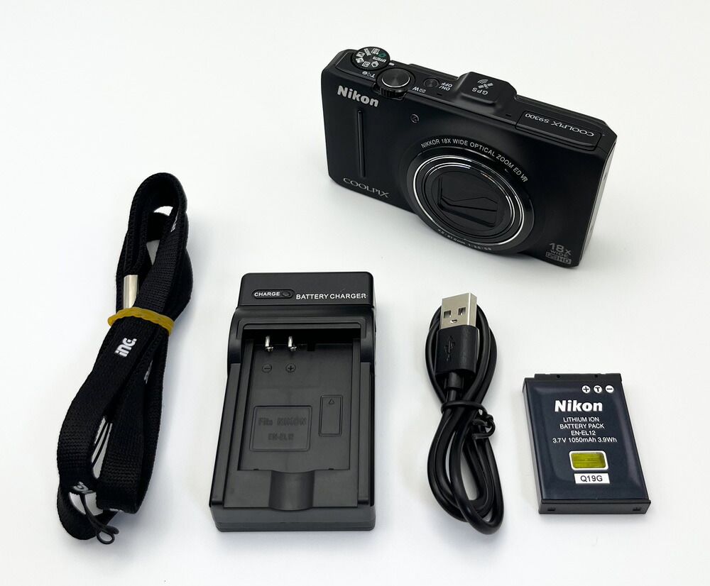 ニコン Nikon デジタルカメラ COOLPIX S9300 BK NOBLE BLACK [ノーブルブラック]【中古】【良い】【20337241423】