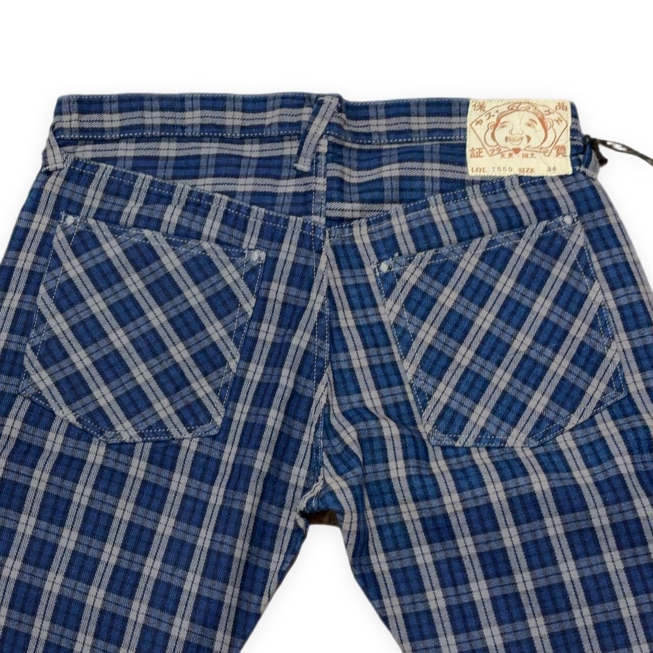 EVISU エヴィス yamane 7550 チェックショートパンツ ハーフパンツ
