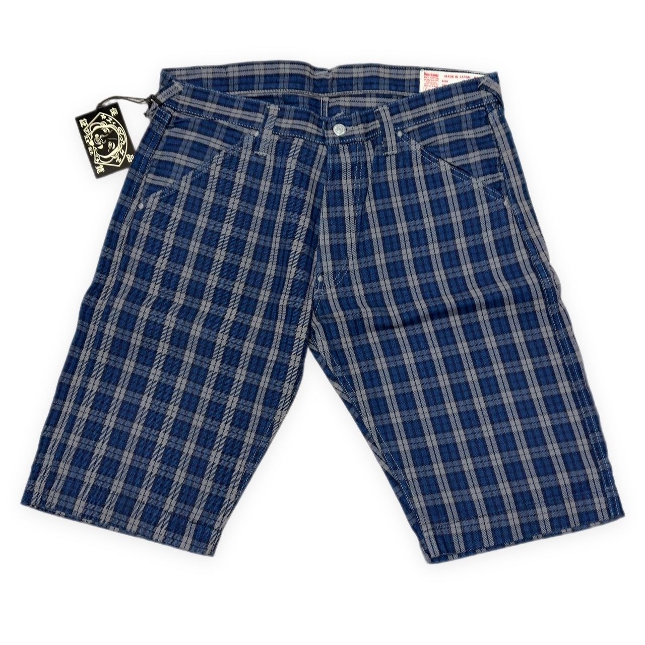 EVISU エヴィス yamane 7550 チェックショートパンツ ハーフパンツ