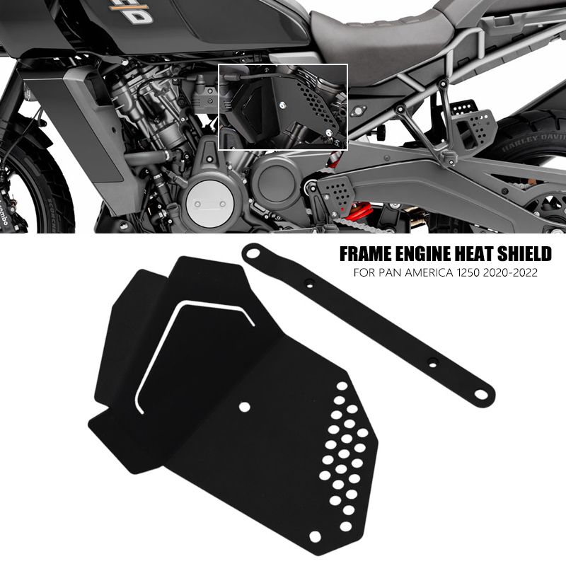 Pan America 1250 用 ミッドフレームエンジンヒートシールドスロットル