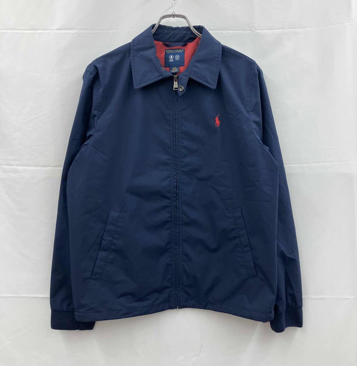 POLO GOLF RALPH LAUREN ポロゴルフラルフローレン ブルゾン スイングトップジャケット S ネイビー 通年