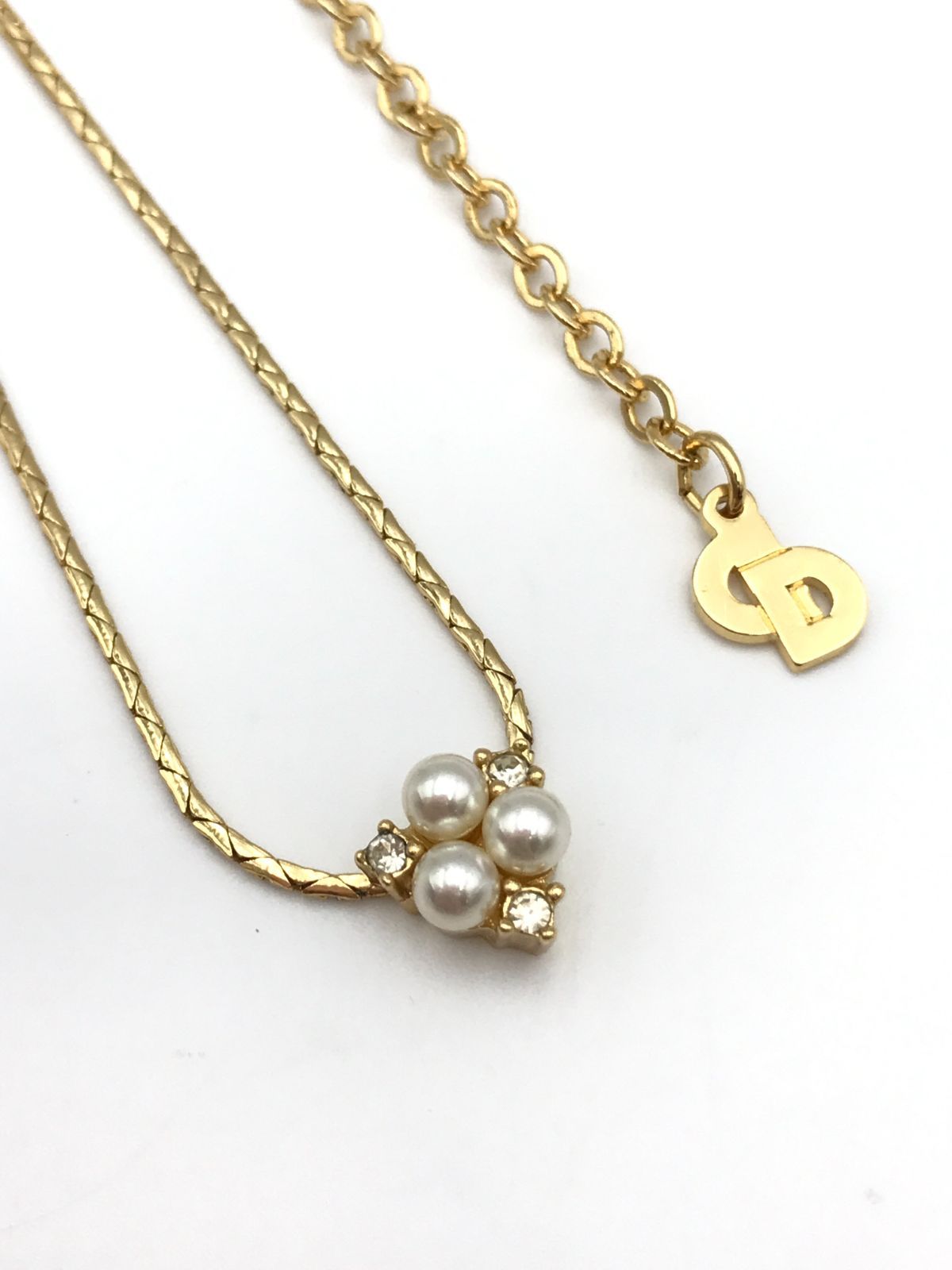 Christian Dior　ディオール　ネックレス　ゴールド系　1332