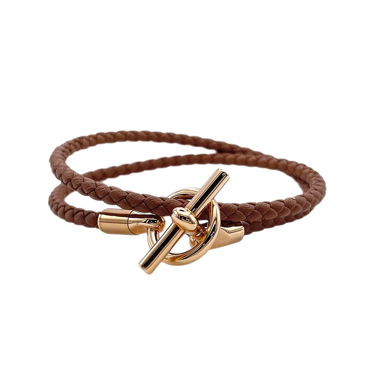 HERMES エルメス グレナン ドゥブルトゥール ブレスレット 2連