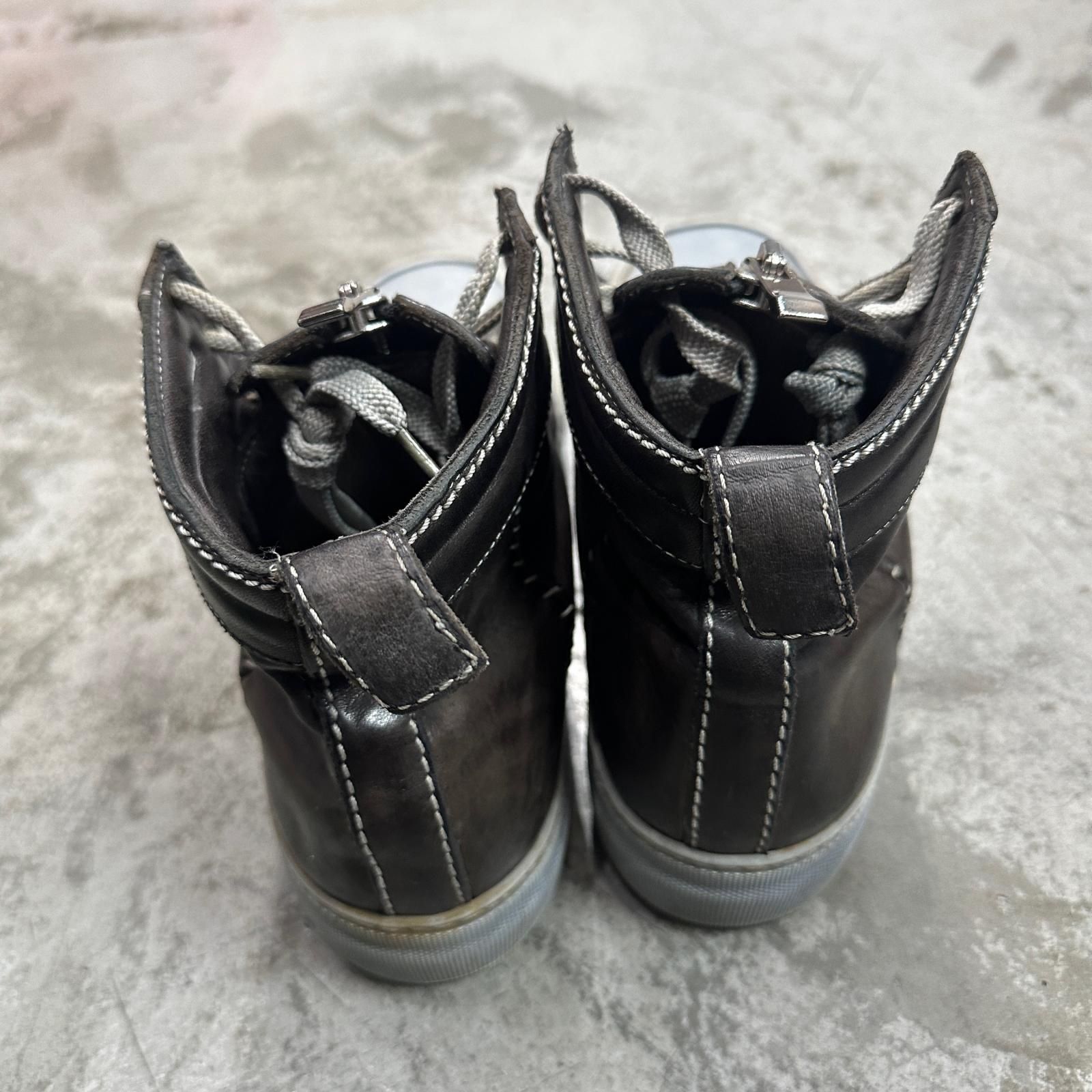 incarnation Horse Leather Sneaker ZiP Front フロントジップ